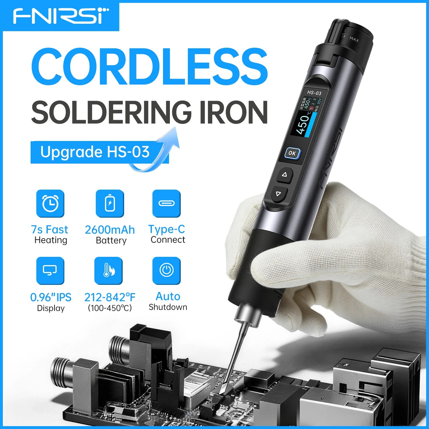 Electronics Repair Plus - HS03 플러스 100-450 ° C 무선
