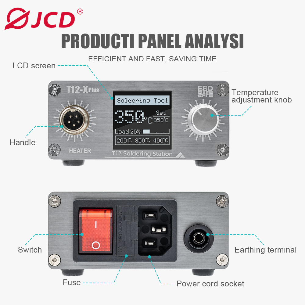 JCD T12-X Plus 납땜 스테이션, PCB 수리 - Electronics Repair Plus 리뷰 및 가격