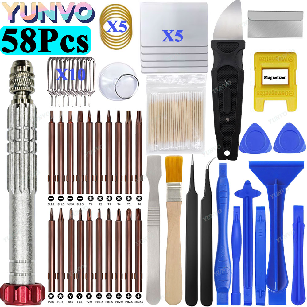 58 in 1 정밀 드라이버 세트 전문 수리 키트 분해 - Electronics Repair Service 리뷰 및 가격