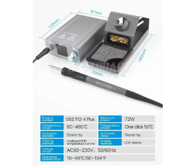 OSS T12-X PLUS 납땜 스테이션 전자 납땜 인 - Electronics Repair Plus 리뷰 및 가격