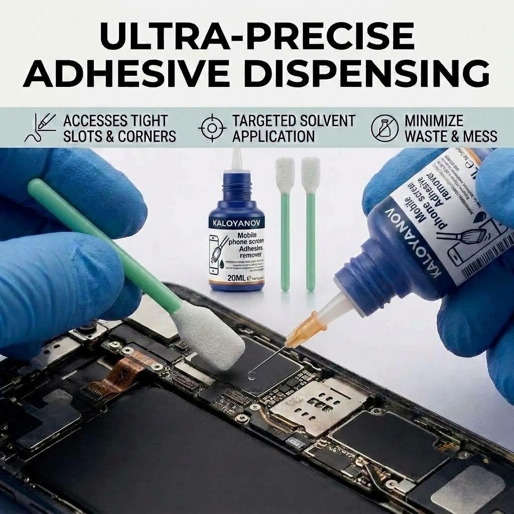 휴대폰 화면 접착제 제거기 정밀 바늘 평면 면봉 LCD - Electronics Repair Shops 리뷰 및 가격