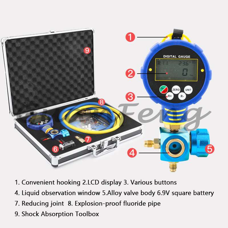 디지털 디스플레이 전자식 에어컨 플러스 불소 냉매 압력 - Electronics Repair Plus 리뷰 및 가격