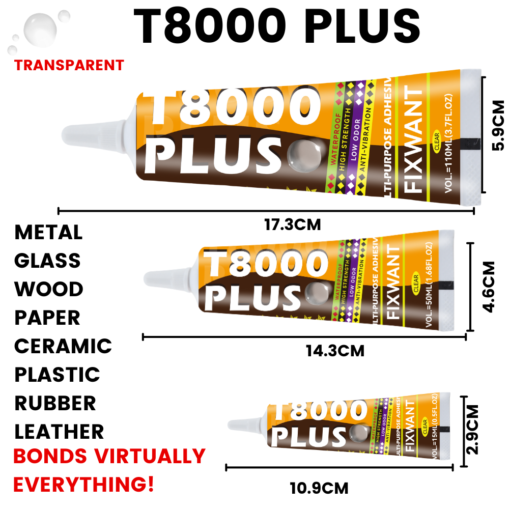 T8000 PLUS 휴대폰 수리 접착제 - 화면, 시계 - Electronics Repair Plus 리뷰 및 가격