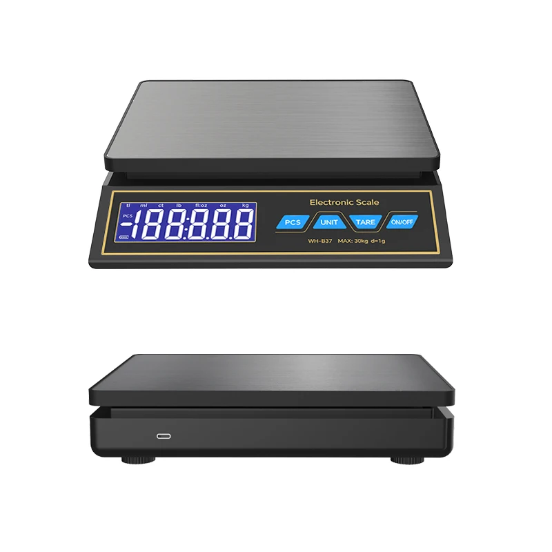 LCD 디지털 주방 저울 30kg/1g 충전식 스테인리 - Electronics Repair Shops 리뷰 및 가격